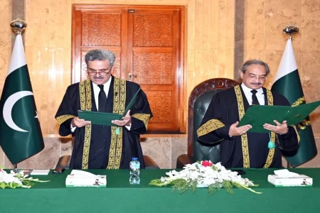 Justice Ali Baqar Najafi Takes Oath as Judge of the Supreme Court of Pakistan