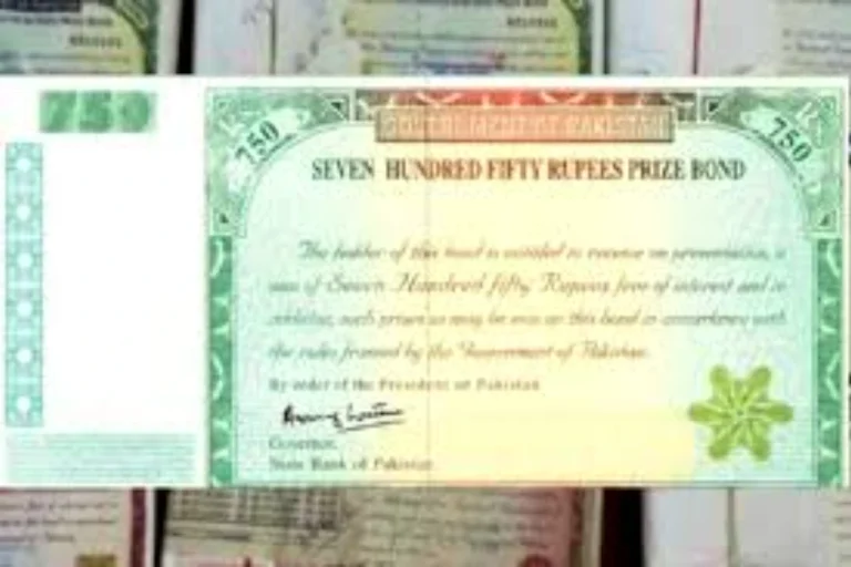 Prize Bond Schedule 2025