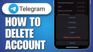 How to Delete Telegram Account