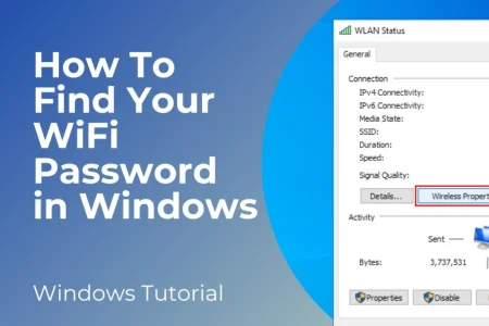 How to Check WiFi Password on Windows