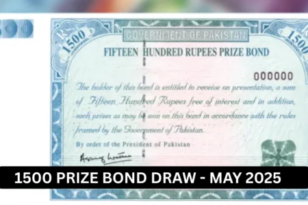 Rs1500 Prize Bond Draw May 2025 Complete Winner List & Results