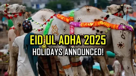 Federal Govt Announces Eid ul Adha 2025 Holidays