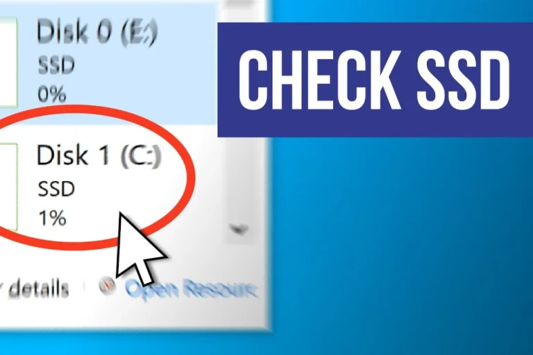 How to Check SSD in Laptop