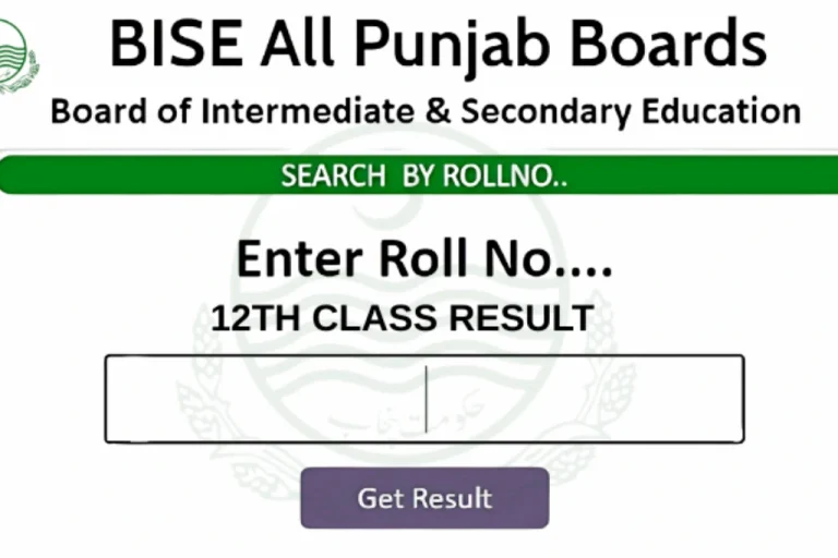 All BISE Punjab Boards 12th Class Result 2025 – Date, Time, and How to Check
