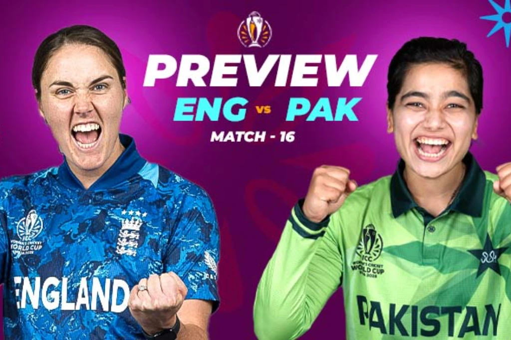Pakistan vs England Women’s ODI World Cup 2025 How to Watch the Match Live