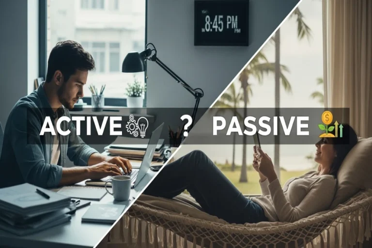 difference between active and passive income