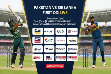 How to Watch Pakistan vs Sri Lanka First ODI Live
