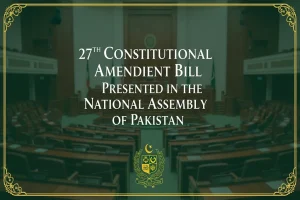27th Constitutional Amendment Bill Presented in National Assembly of Pakistan Law Minister Tarar Tables 27th Constitutional Amendment Bill