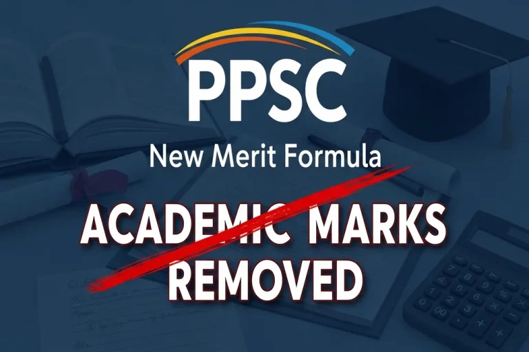 All you Need to Know about PPSC New Merit Formula PPSC New Merit Formula: Academic Marks Removed