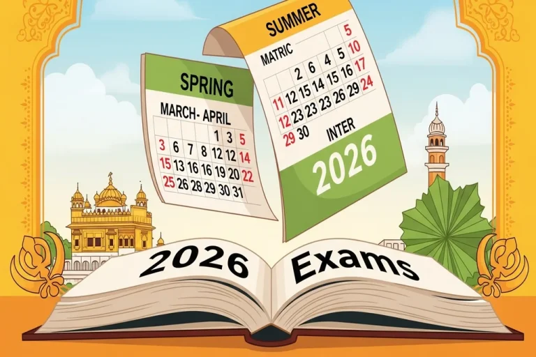 Punjab Announces Dates for 2026 Matric and Inter Exams Punjab Confirms 2026 Matric and Inter Exam Schedule