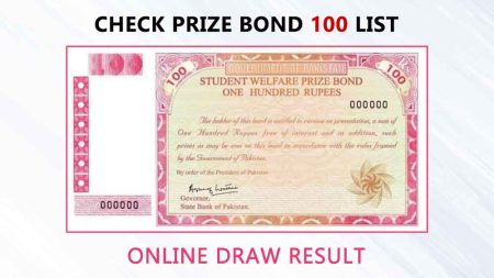 Rs.100 Prize Bond: 52nd Draw Result Announced 17 November 2025 Rs.100 Prize Bond: 49th Draw Result Announced 17 November 2025