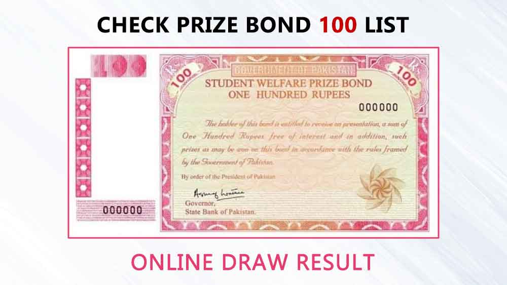 Rs.100 Prize Bond: 52nd Draw Result Announced 17 November 2025 Rs.100 Prize Bond: 49th Draw Result Announced 17 November 2025