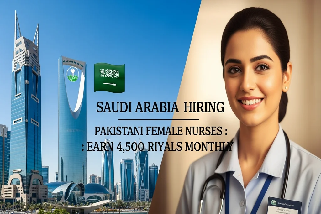 Saudi Arabia Hiring Pakistani Female Nurses : Earn 4,500 Riyals Monthly Saudi Arabia Hiring Pakistani Female Nurses 2025