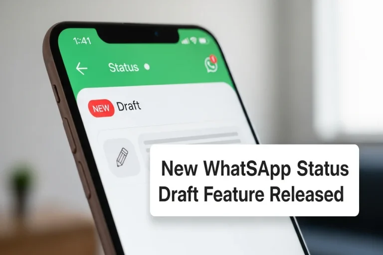 WhatsApp Status Draft Feature