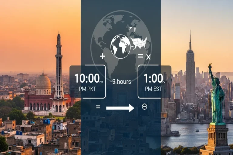 How to Calculate Time Difference Between Pakistan and USA How to Calculate Time Difference Between Pakistan and USA