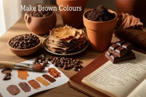 How to Make Brown Colours Easily at Home Make Brown Colours
