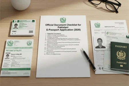 Official Document Checklist for Pakistani E-Passport Application (2026) Official Document Checklist
