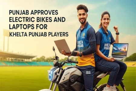 Punjab Approves Electric Bikes and Laptops for Khelta Punjab Players Punjab Approves Electric Bikes and Laptops for Khelta Punjab Players