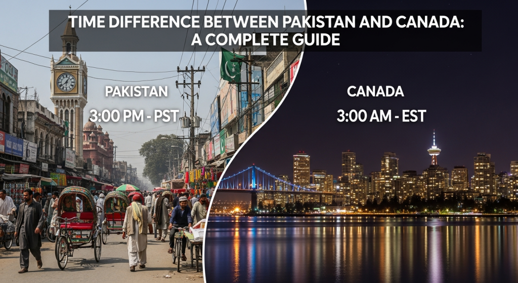 Time Difference Between Pakistan and Canada: A Complete Guide