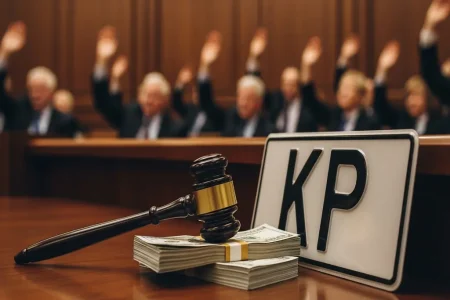 KP Vehicle Number Plates Auction Generates Huge Revenue KP Vehicle Number Plates Auction