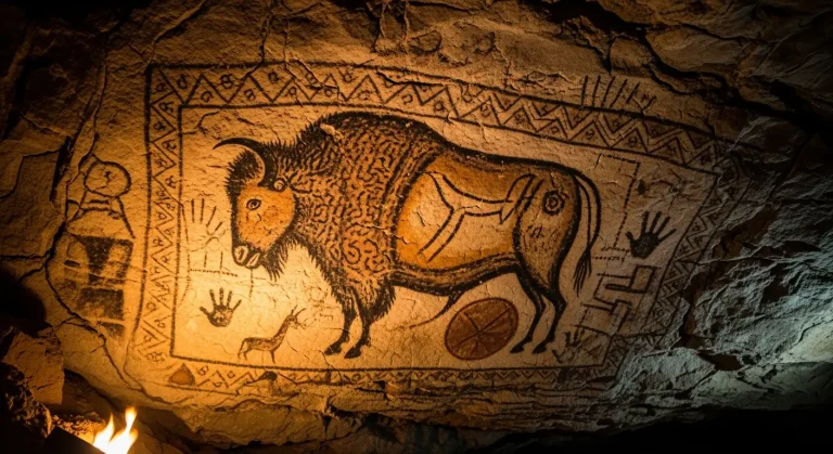68,000-Year-Old Hand Painting Discovered, Believed to Be the Oldest Cave Art Ever Found Oldest Cave Art