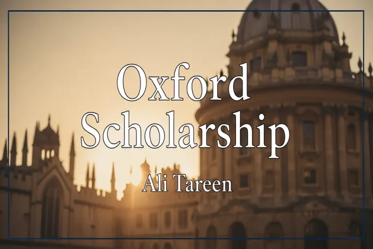 Tareen Oxford Scholarship