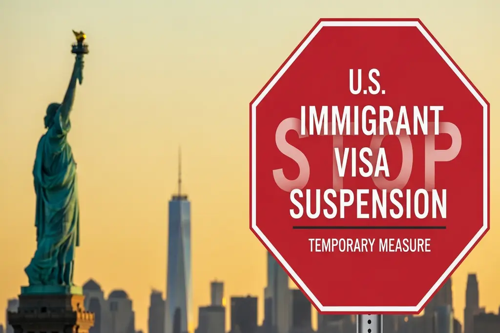 US Immigrant Visa Suspension Announced from Jan 21 US Immigrant Visa Suspension
