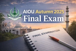 AIOU Autumn 2025 Exam Schedule