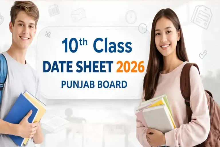 Class 10 Exams Datesheet 2026