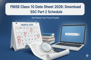 FBISE Class 10 date sheet 2026