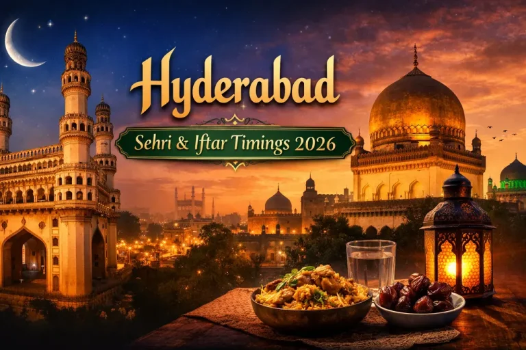 Hyderabad Sehri and Iftar Timings 2026 (Ramadan 1447 AH) Hyderabad Sehri and Iftar Timings 2026