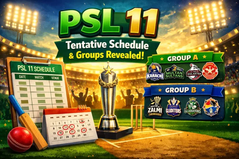 PSL 11 Tentative Schedule