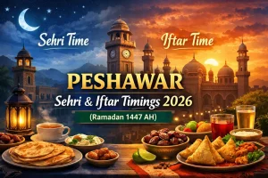 Peshawar Sehri and Iftar Timings 2026