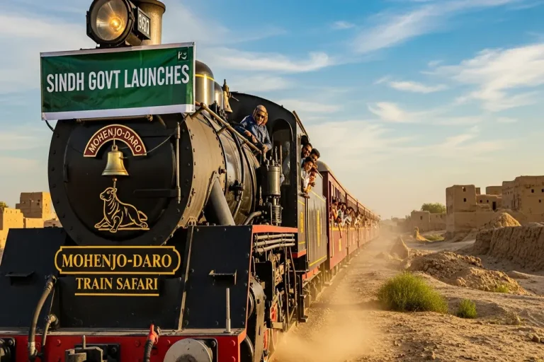 Sindh Govt Launches Mohenjo-Daro Train Safari
