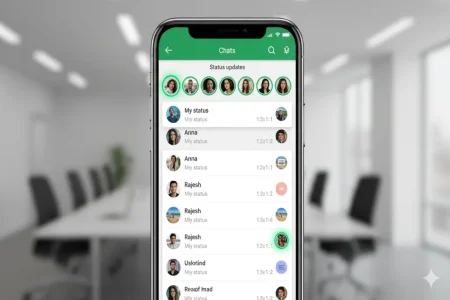 Status Updates in Chats Tab