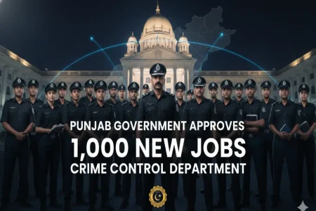 Punjab Government Approves 1,000 New Jobs in Crime Control Department (CCD) Crime Control Department jobs
