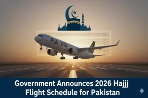 Hajj flight schedule 2026