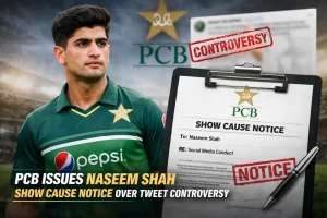 Naseem Shah show cause notice
