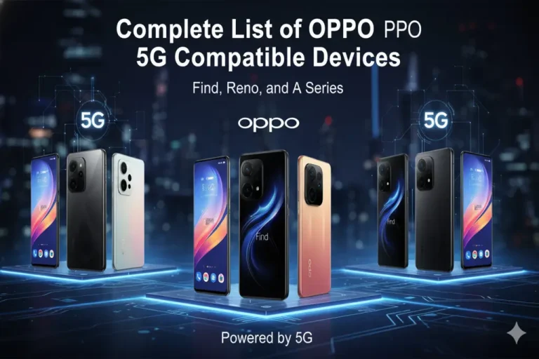 Complete List of OPPO 5G Compatible Devices: Find, Reno, and A Series OPPO 5G compatible devices