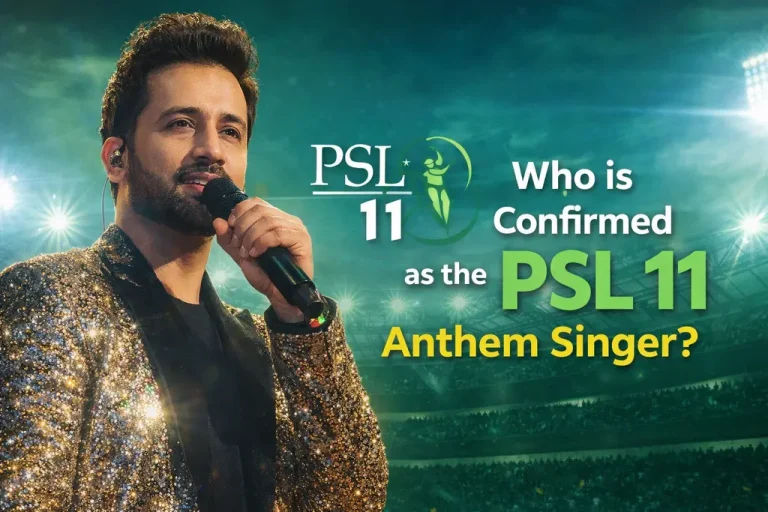 PSL 11 Official Anthem Singer Confirmed PSL 11 anthem singer
