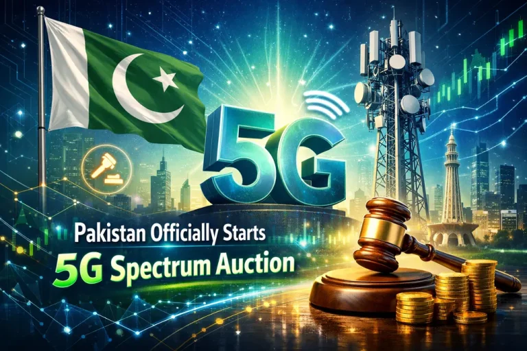 Pakistan 5G spectrum auction