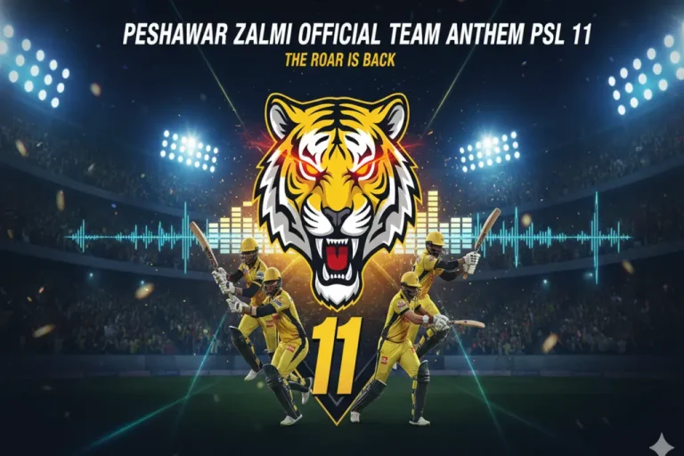 Peshawar Zalmi PSL 11 anthem