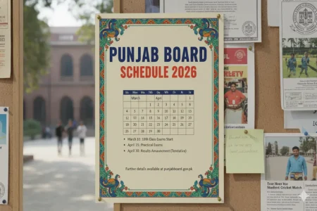 Punjab Boards Complete Matric Exam and Result Schedule 2026 Punjab Board Schedule 2026