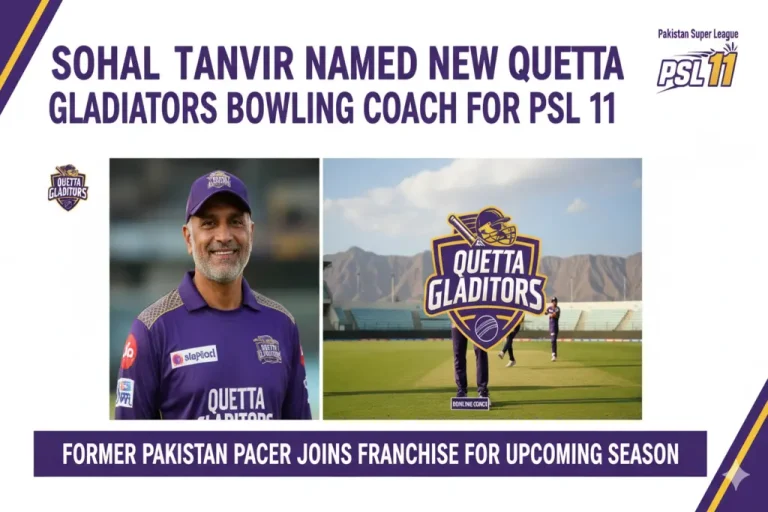 Quetta Gladiators Appointed New Bowling Coach Following PCB Ruling Quetta Gladiators bowling coach