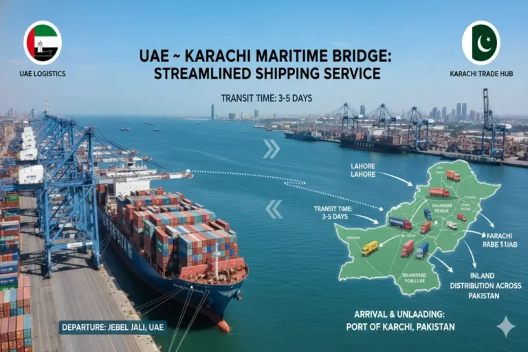 UAE Karachi shipping service