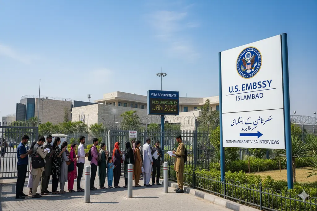 US Embassy Islamabad Cancels All Visa Appointments US Embassy Islamabad, visa appointments