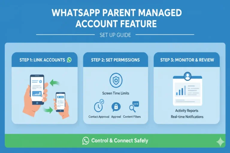WhatsApp parent managed account feature