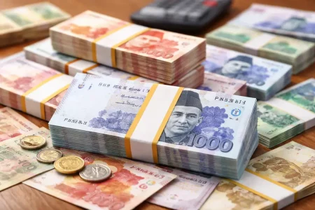 fresh currency notes