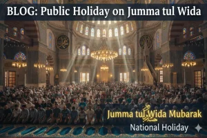 public holiday on Jumma tul wida