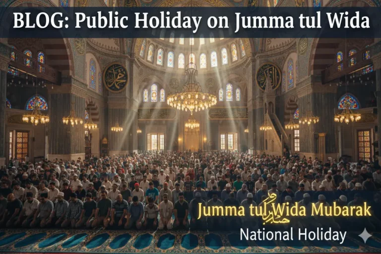 public holiday on Jumma tul wida